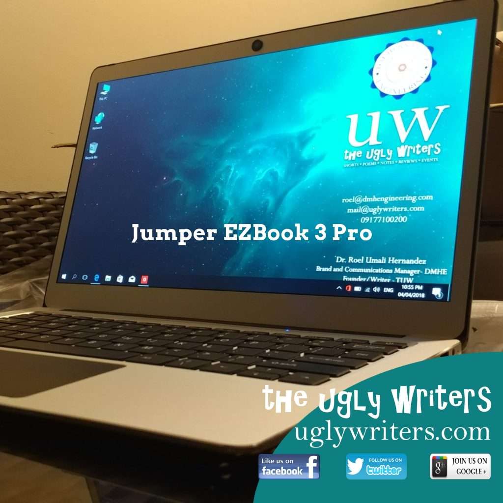 Jumper EZBook 3 Pro the ugly writers