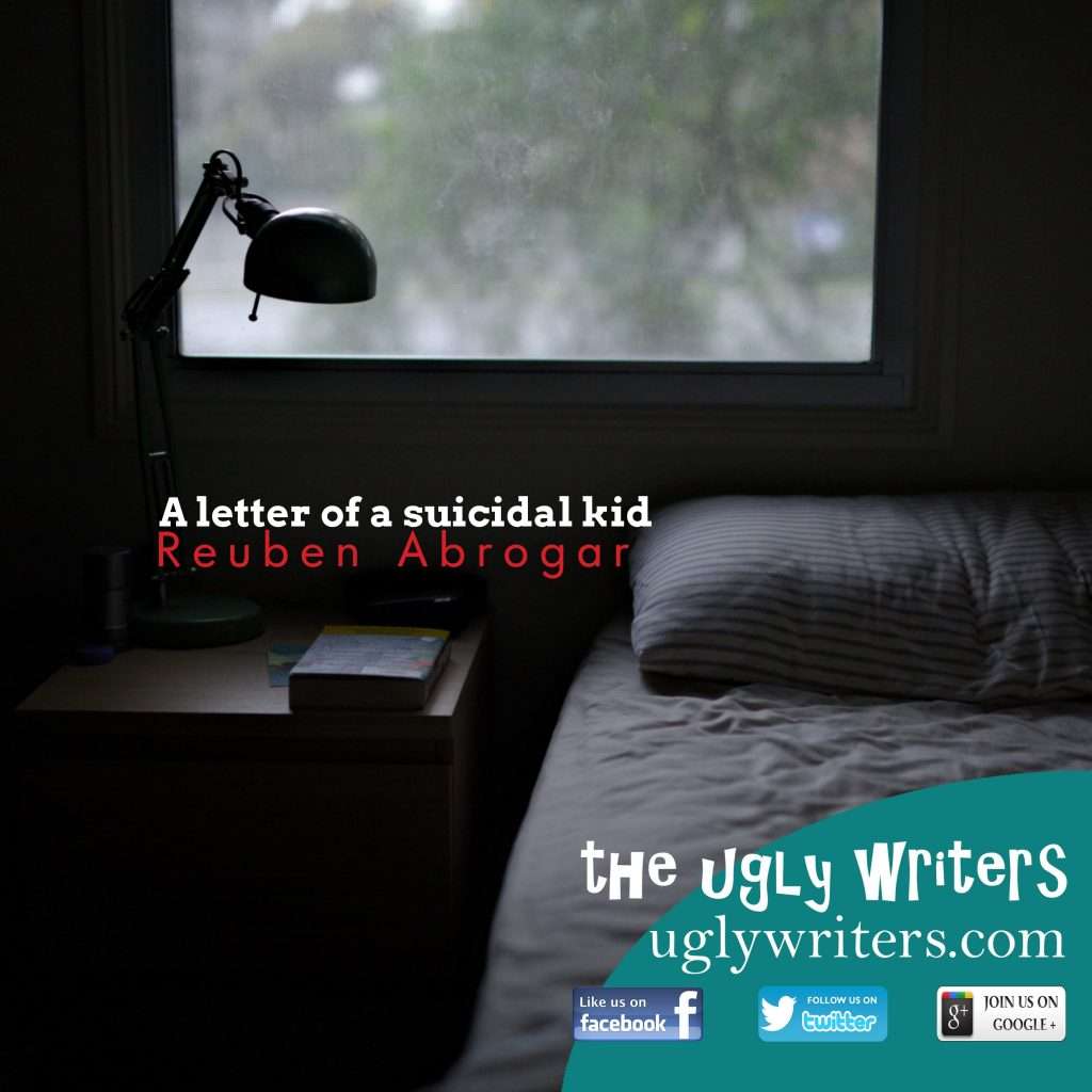 a letter of a suicidal kid